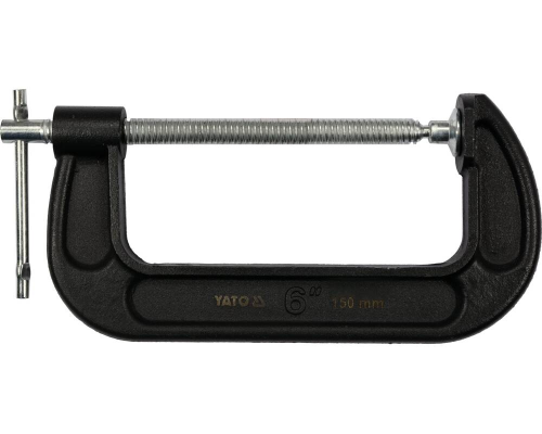 Гвинтовий затискач типу G 6" YATO YT-64255