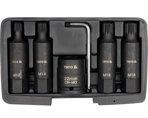 Набір ударних біт Spline YATO YT-1157