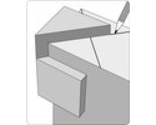 Шаблон столярний об'ємний кутовий YATO YT-44087