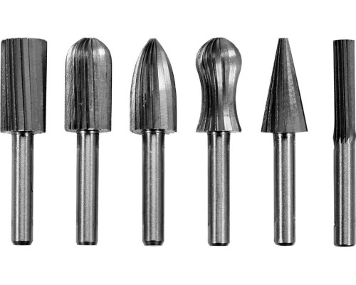 Кінцеві фрези для обробки сталі та алюмінію 6 шт. YATO YT-61711