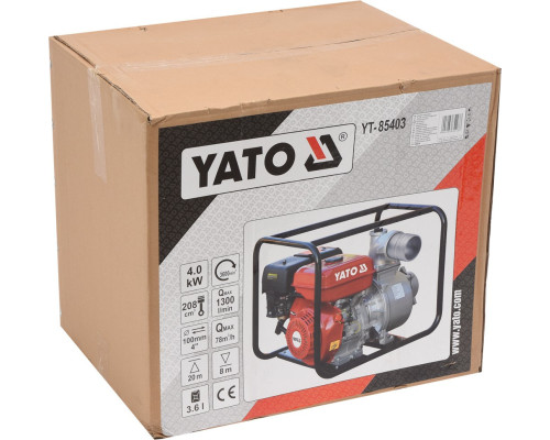 Мотопомпа бензинова YATO YT-85403