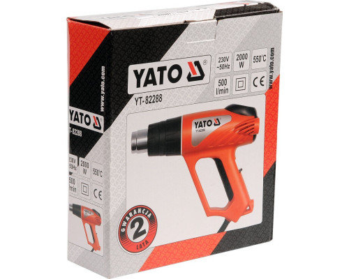 Фен технічний 2000 Вт YATO YT-82288