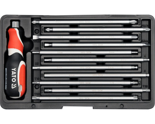 Набір викруток для точних робіт 12шт YATO YT-2797