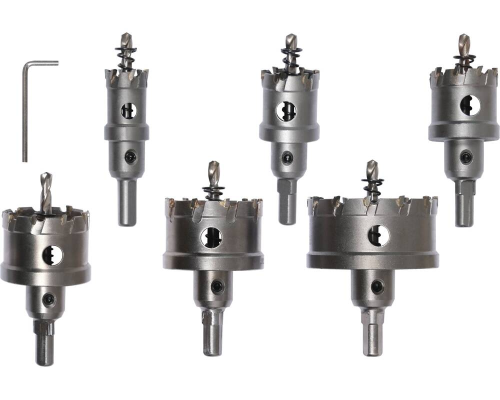 Набір кільцевих пилок TCT по металу, 6шт YATO YT-44077