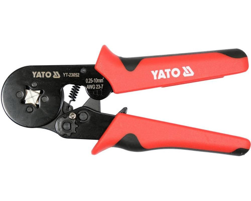 Обтискні кліщі для втулок 0,25-10 мм² в комплекті 1200 шт YATO YT-23052