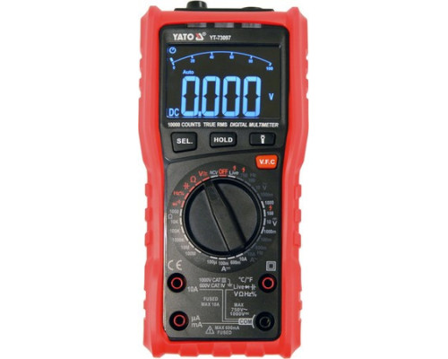 Цифровий вимірювач з автоматичним та ручним управлінням YATO YT-73097