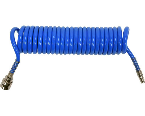 Поліуретановий спіральний шланг для компресора 5,5х8мм 5 м YATO YT-24201