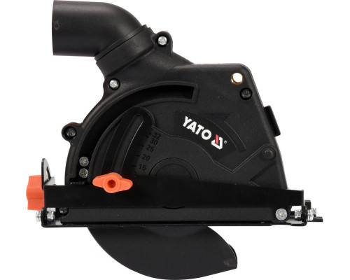 Кришка для розпилу дерева з системою пиловидалення 125 мм YATO YT-82986