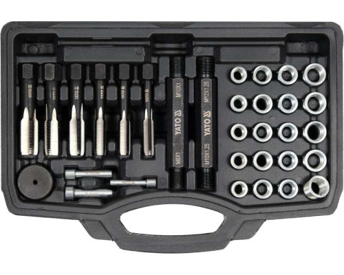 Комплект для ремонту свічної різьби YATO YT-17710