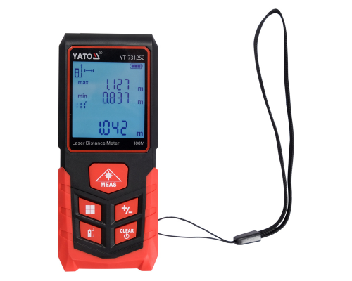 Лазерний далекомір рулетка до 100 м YATO YT-731252