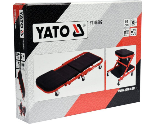 Лежак підкатний для авторемонту 2 в 1 Yato YT-08802