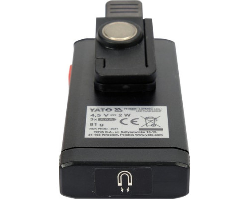 Ліхтар LED 200 лм YATO YT-08555