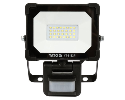 SMD Світлодіодний прожектор з датчиком руху 20Вт 1900лм YATO YT-818271