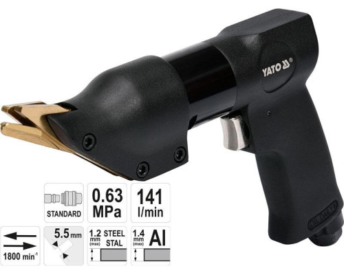 Пневмоножиці по металу YATO YT-09944