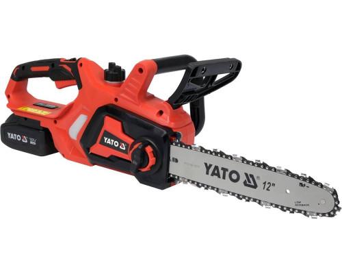 Пила ланцюгова акумуляторна 12' 18В із зарядним пристроєм YATO YT-828137