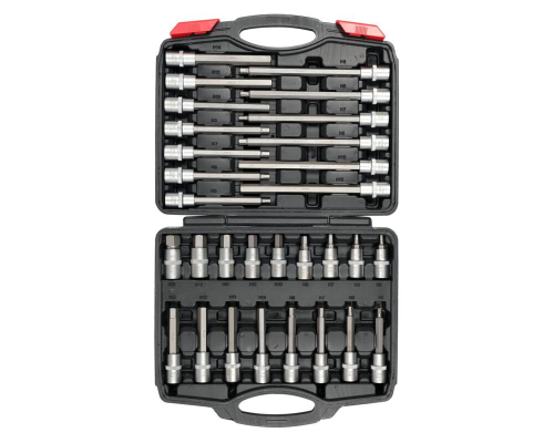 Набір торцевих ключів 1/2" HEX 30 шт. YATO YT-77540