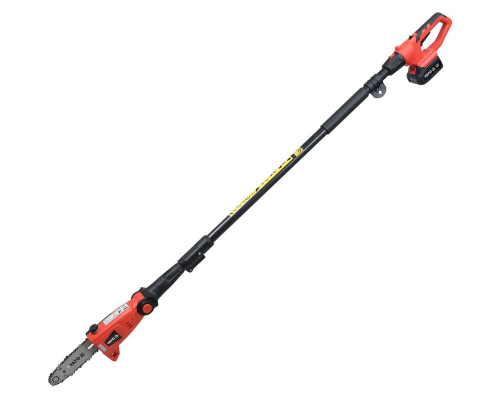 Акумуляторний садовий висоторіз 18В + 2Ач + зарядний пристрій YATO YT-828390