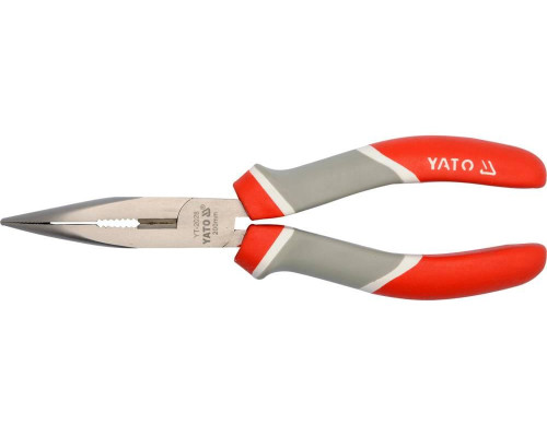 Плоскогубці з довгими губками, вигнуті 160 мм YATO YT-2026