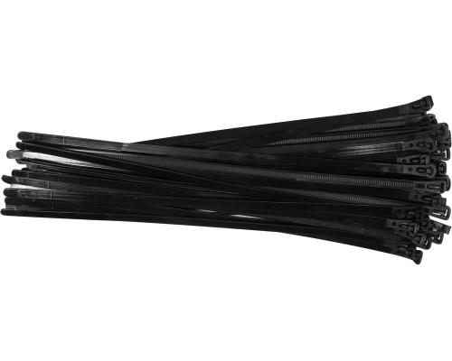Стяжка пластикова 7.6х350 мм 50шт. чорна YATO YT-70676