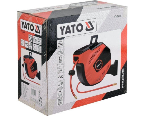 Шланг пневматичний на котушці YATO YT-24245