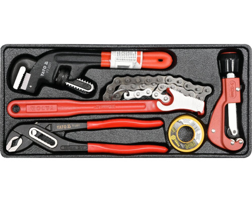 Вставка для инструментального ящика с разводными трубными ключами YATO YT-55481