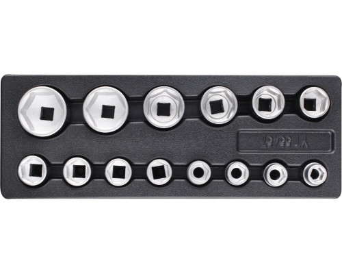 Набір торцевих ключів 14шт. YATO YT-55457