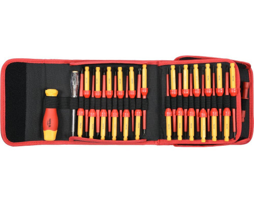 Діелектрична викрутка з 48 ізольованими наконечниками YATO YT-28293