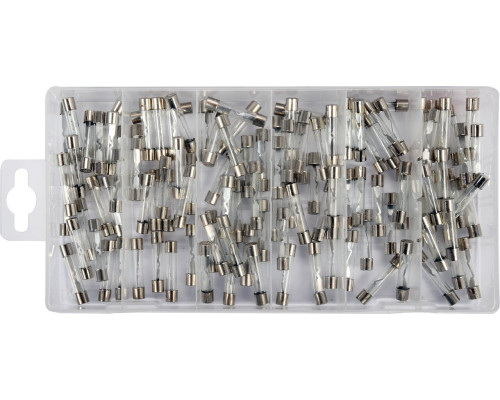 Набір скляних запобіжників 120 шт YATO YT-83130