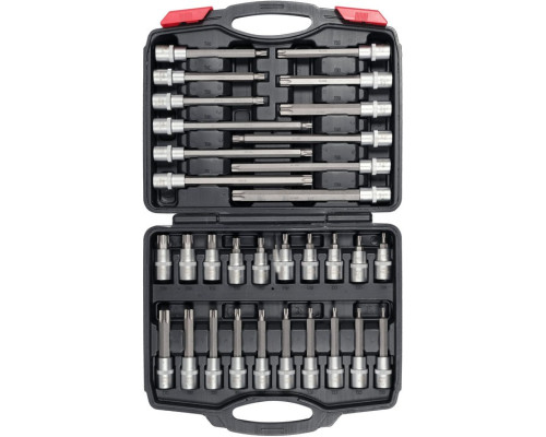 Набір торцевих ключів 1/2" Torx 32 шт. YATO YT-77541