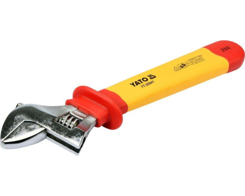 Ключ розвідний діелектричний VDE до 1000 В 250 мм YATO YT-20941