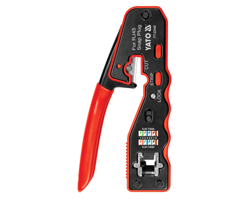 Обтискні щипці для роз'ємів RJ45 YATO YT-22440
