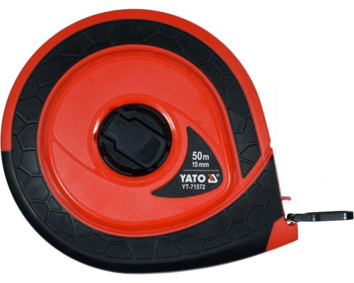 Рулетка скловолоконна 50м х 15мм YATO YT-71572