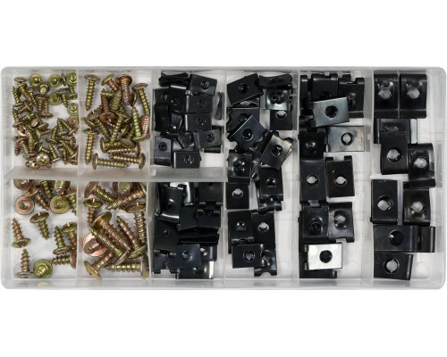 Кузовні гвинти і шайби 170 шт. YATO YT-06780