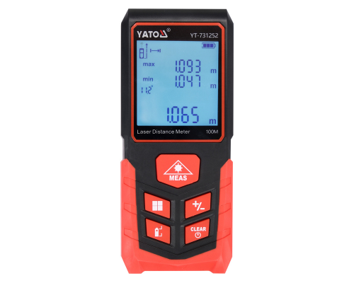 Лазерний далекомір рулетка до 100 м YATO YT-731252