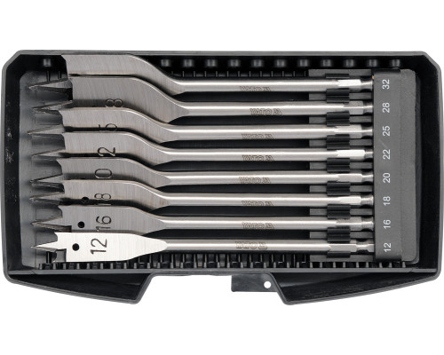 Набір свердел пласких по дереву 8 шт YATO YT-3259