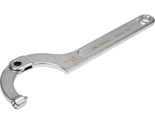 Ключ гайковий з круглим штифтом 80-120 мм YATO YT-01678