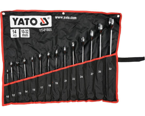 Набор ключей комбинированных YATO YT-01865