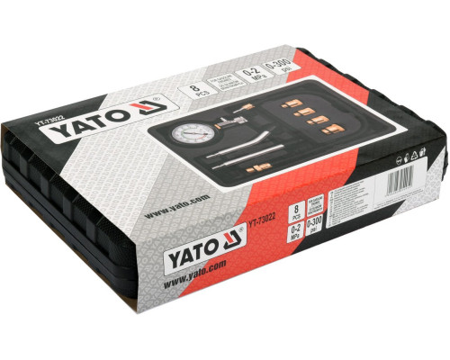 Компресометр для бензинових двигунів 0-2 МПа YATO YT-73022