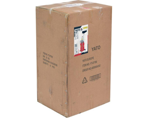 Пневматичний пристрій для зливу масла на колесах YATO YT-07190