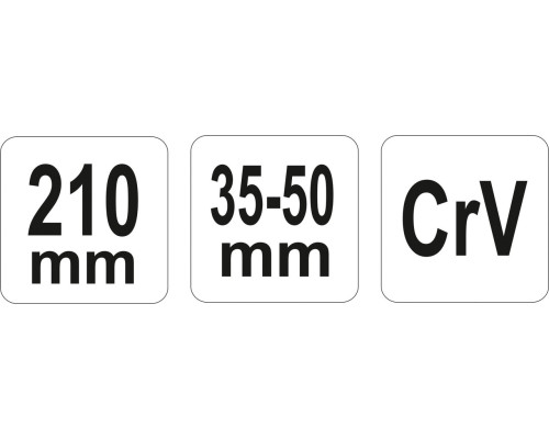 Ключ гайковий односторонній 35-50 мм YATO YT-01671
