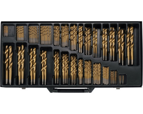 Набір свердел по металу 190 шт 1-13 мм YATO YT-44677