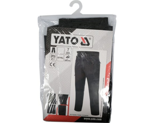 Черные брюки Softshell YATO YT-79434 размер XXL