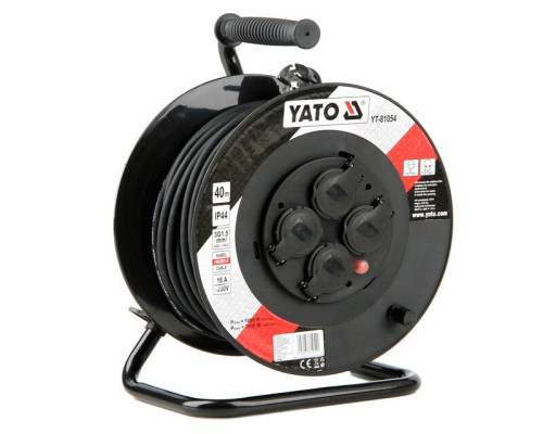 Подовжувач на котушці 40 метрів YATO YT-81054