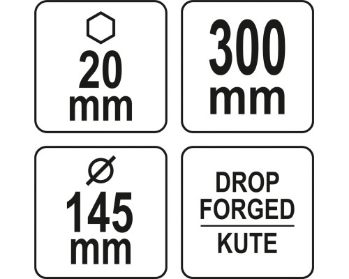 Внутрішній знімач для пружин 300 мм YATO YT-25472