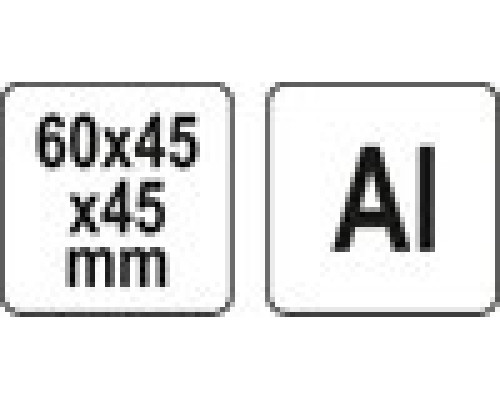 Шаблон столярний об'ємний кутовий YATO YT-44087