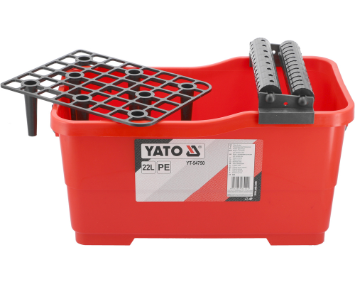Відро для плитки з валиками та решіткою 22л YATO YT-54750