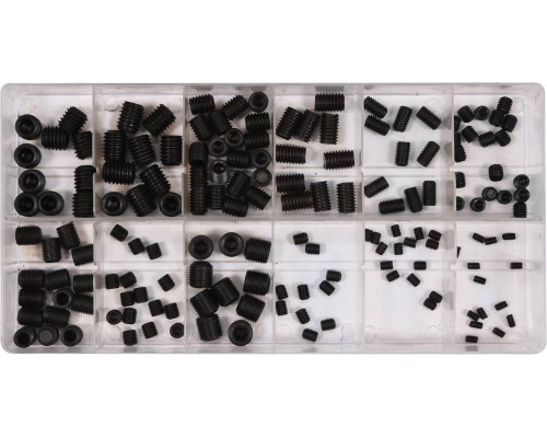 Гвинти з внутрішнім шестигранником, 160 шт YATO YT-06777