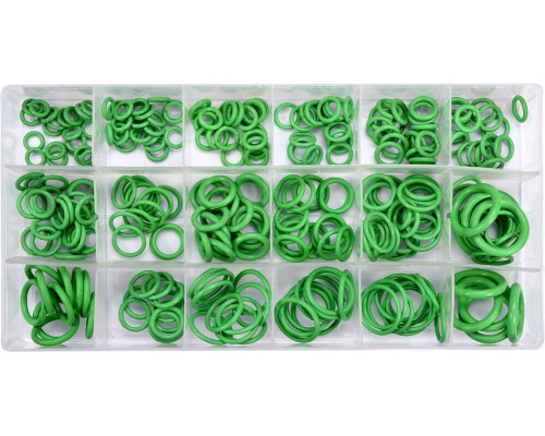 Набір з 270 маслобензостійких каучукових ущільнюючих кілець YATO YT-06879