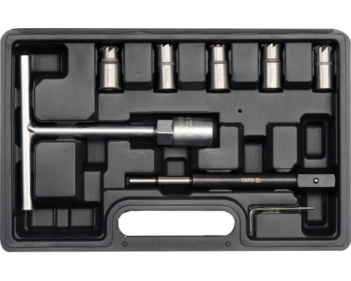 Комплект фрез для гнізд сопел форсунок YATO YT-17625