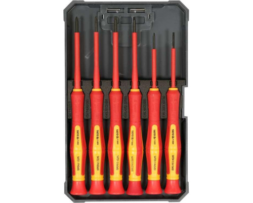 Набір ізольованих викруток VDE, 6 шт YATO YT-28283